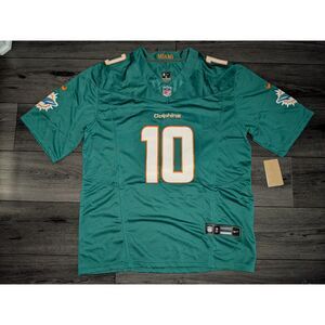 Tyreek Hill #10 Miami Dolphins Aqua Football  🏈 Men's Jersey XL